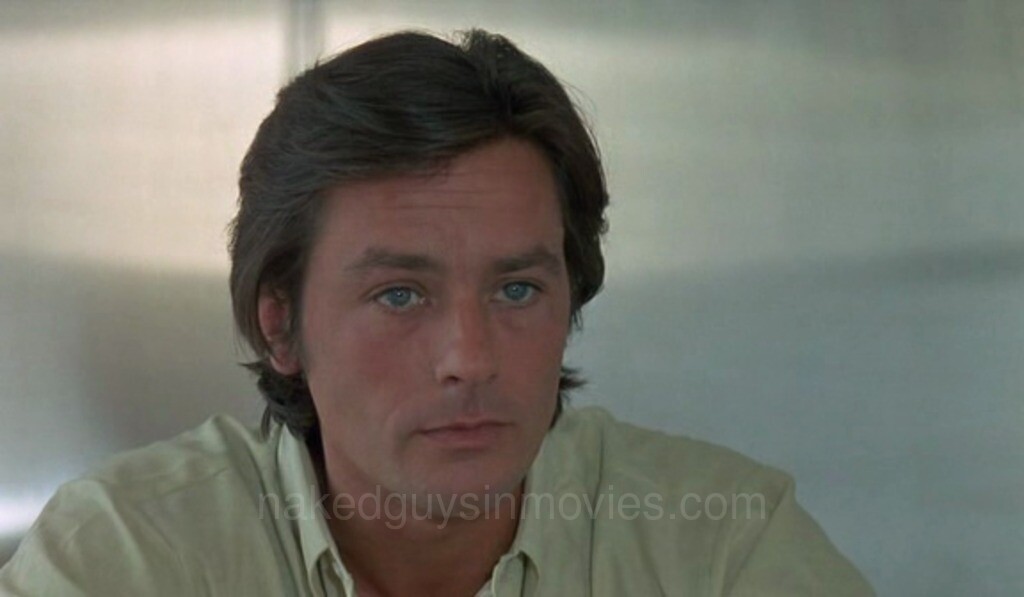 Alain Delon's face